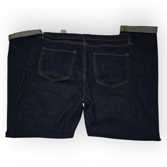 NWT BANANA REPUBLIC GIRLFRIEND JEAN DARK BLUE JEANS SIZE 31/13 TALL - Picture 10 of 10